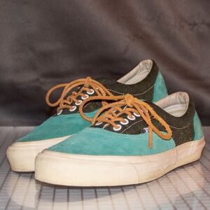 【新品未使用】Vans Vault OG Era LX 26.5 anaheim Vans Vault OG Era LX (Canvas) Checkerboard Logo Cadmium